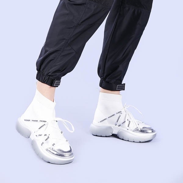 Γυναικεία αθλητικά παπούτσια Ramona λευκά, 4 - Kalapod.gr